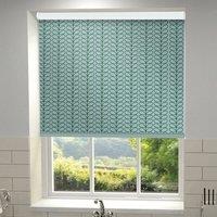 Orla Kiely Linear Stem Made to Measure Blackout Roller Blind Spring
