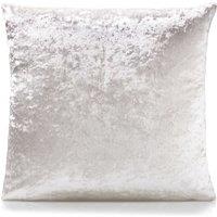 Crushed Velvet Filled Cushion 45cm x 45cm Cream