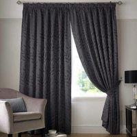 Tivoli Ready Made Pencil Pleat Curtains Charcoal