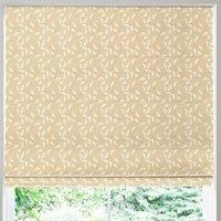 Leaf Vine Made to Measure Roman Blind Gold