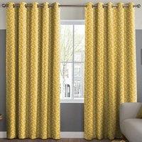 Leaf Vine Made to Measure Curtain Sunflower