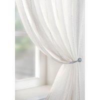 Chain Ready Made Single Voile Curtain Cream