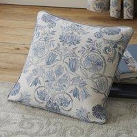 Dreams & Drapes Averie Filled Cushion 43cm x 43cm Blue