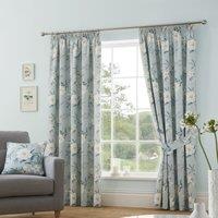 Dreams & Drapes Eve Ready Made Pencil Pleat Curtains Duck Egg