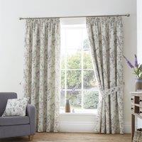 Dreams & Drapes Jazmine Ready Made Pencil Pleat Curtains Heather