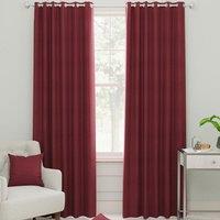 Linda Barker Royal Velvet Made to Measure Curtain Red
