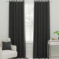 Linda Barker Royal Velvet Made to Measure Curtain Graphite