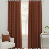 Linda Barker Royal Velvet Made to Measure Curtain Rust