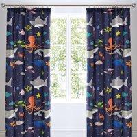 Sea Life Ready Made Curtains Multi