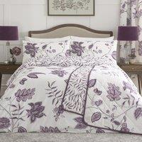 Dreams & Drapes Samira Duvet Cover Bedding Set Plum