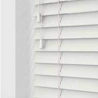 50mm Express String Faux Wooden Venetian Made To Measure Blind White