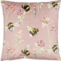 Evans Lichfield Country Bee Garden Filled Cushion 43cm x 43cm Heather