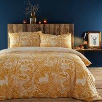 Furn Winter Woods Duvet Cover Bedding Set Ochre