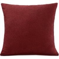 Chenille Filled Cushion 45cm x 45cm Red