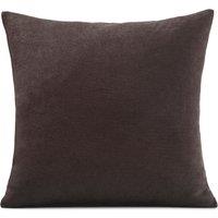 Chenille Filled Cushion 45cm x 45cm Chocolate