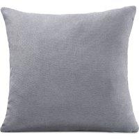 Chenille Filled Cushion 45cm x 45cm Silver