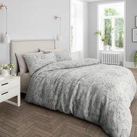 Hyperion Elena Floral Jacquard Bedding Set Grey