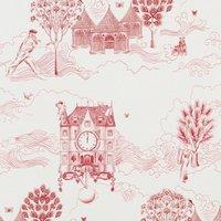 The Chateau by Angel Strawbridge Toile Fabric Rouge
