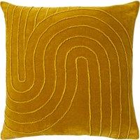 Furn Mangata Filled Cushion 45cm x 45cm Ochre