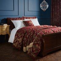Paoletti Shiraz 275cm x 275cm Bedspread Burgundy