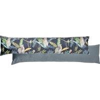 Jungle Leopard Draught Excluder 90cm x 20cm Petrol