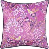 Sara Miller Songbird Filled Cushion 50cm x 50cm Mauve