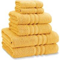 Catherine Lansfield Zero Twist Six Towel Bale Ochre