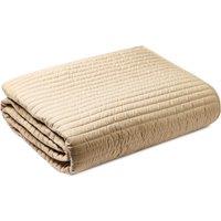 Bianca Quilted Lines 220cm x 220cm Bedspread Natural