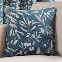 Aviary Filled Cushion 45cm x 45cm Bluebell