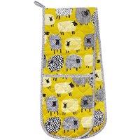 Ulster Weavers Dotty Sheep Double Oven Glove Yellow