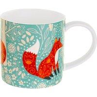 Ulster Weavers Foraging Fox Mug New Bone China Blue
