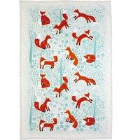 Ulster Weavers Foraging Fox Tea Towel Blue