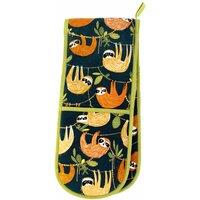 Ulster Weavers Hanging Around Double Oven Glove Blue