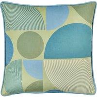 Fusion Ingo Filled Cushion 43cm x 43cm Green