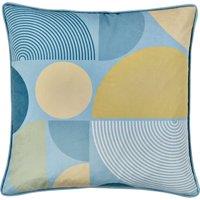 Fusion Ingo Filled Cushion 43cm x 43cm Teal