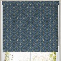 Solitaire Made to Measure Blackout Roller Blind Navy