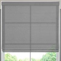 Felicity Sheer Voile Made to Measure Roman Blind Smoke