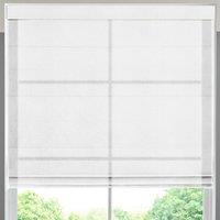 Eloise Sheer Voile Made to Measure Roman Blind Snow