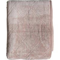 Quilted Cotton 240cm x 260cm Bedspread Blush