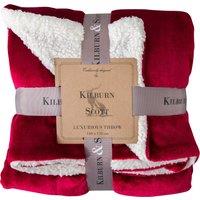 Sterling Sherpa Throw 140cm x 170cm Red