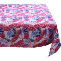 Parrot Water Resistant Outdoor Tablecloth 152cm x 305cm Pink