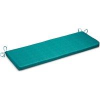 Plain Water Resistant Outdoor Bench Pad 45cm x 125cm Green
