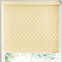Cath Kidston Button Spot Made to Measure Blackout Roller Blind Yellow