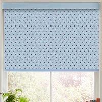 Cath Kidston Rose Bud Made to Measure Blackout Roller Blind Blue