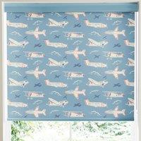 Cath Kidston In The Sky Made to Measure Blackout Roller Blind Blue