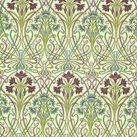 iLiv Tiffany Printed Cotton Fabric Mulberry