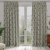 Stags Made to Measure Curtain Charcoal