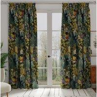 Hidden Paradise Made to Measure Curtain Emerald
