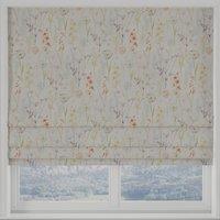 Wild Flower Made to Measure Roman Blind Terracotta