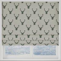 Stags Made to Measure Roman Blind Charcoal